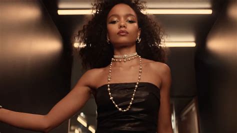 black model in coco chanel commercial